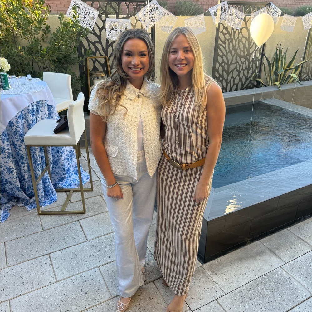 Long striped dress